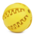 Denta Fun gumová loptička na čistenie zubov s mätovou príchuťou, 7 cm, žltá
