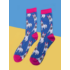 Farebné ponožky s buldogom, veľkosť 37-42