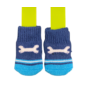 Obraz 2/4 - Modré ponožky pre psov s protišmykovou podrážkou, veľkosť L