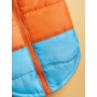 Obraz 4/5 - Nepremokavá zimná vesta pre psov, oranžovo-modrá, veľkosť L