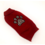 Obraz 1/4 - Pletený sveter pre psa s potlačou labiek, červený, veľkosť S
