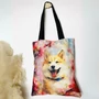 Obraz 2/3 - Veľká plátená taška s motívom Shiba Inu