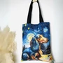 Obraz 2/3 - Plátená taška s jazvečíkom v štýle Van Gogh