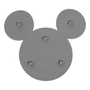 Obraz 2/8 - Lick Mat v tvare Mickey Mouse, sivá