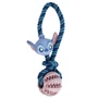 Obraz 1/5 - DISNEY STITCH lanová hračka pre psa s čistiacou loptičkou na zuby