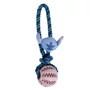 Obraz 2/5 - DISNEY STITCH lanová hračka pre psa s čistiacou loptičkou na zuby