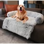 Obraz 1/5 - Pet Bed Deka pre psa na gauč, sivá, M (90 x 90 x 16 cm)