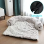 Obraz 4/5 - Pet Bed Deka pre psa na gauč, sivá, M (90 x 90 x 16 cm)