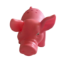Obraz 2/4 - Latexová hračka pre psov z diviaka, ružová, 15 cm