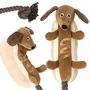 Obraz 3/3 - Plush hot-dog jazvečík hračka pre psov