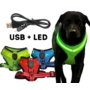 Obraz 6/9 - Nočný LED postroj pre psov, modrý, L