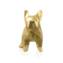 Obraz 5/10 - Súprava 3D papierových sôch francúzskeho buldočka, zlatá