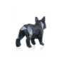 Obraz 7/8 - Súprava 3D papierových sôch francúzskeho buldočka, čierna