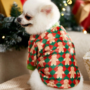 Obraz 5/5 - Bavlnený sveter pre psa so vzorom perníkov, veľkosť L
