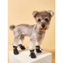 Obraz 2/4 - Jednoduché zimné topánky pre psov, čierne