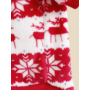Obraz 3/6 - Nórsky sveter pre domáce zvieratá, červeno-biely, XL