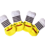 Obraz 1/3 - Kačacie žlté ponožky pre psov s protišmykovou podrážkou, veľkosť S