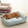 Obraz 5/6 - Pet bed, veľkosť M, svetlozelená kockovaná farba pre psa / mačku