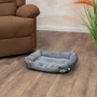 Obraz 2/4 - Pet bed, veľkosť M, tmavosivá-svetlosivá farba pre psa / mačku