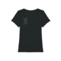 Obraz 2/2 - Minimalistické obojstranné tričko s francúzskym buldočkom, vegánska 100% bavlna - dámske, veľkosť S